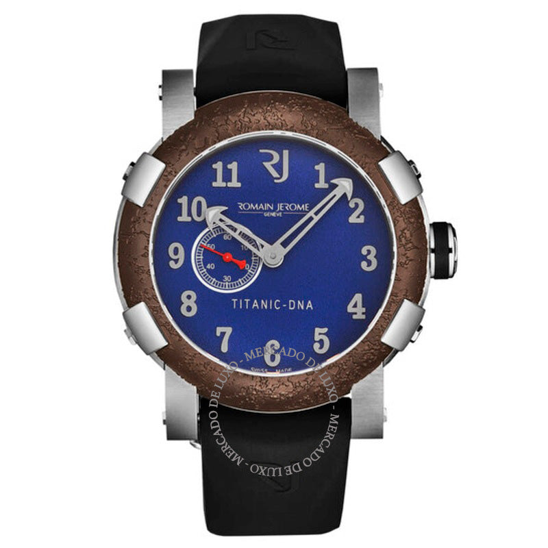 Relógio Titanic Automático Mostrador Azul 46 mm - Mercado de Luxo - O Maior E-Commerce de Bens, Produtos e Serviços de Luxo do Brasil.