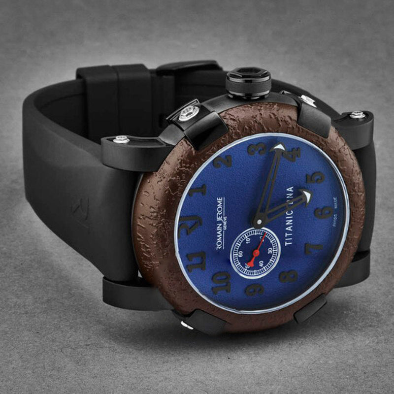 Relógio Titanic Automático Mostrador Azul 46 mm - Mercado de Luxo - O Maior E-Commerce de Bens, Produtos e Serviços de Luxo do Brasil.