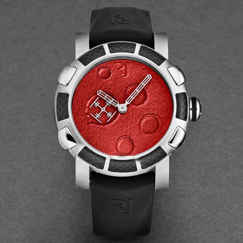 Relógio Poeira lunar Mostrador vermelho  - Mercado de Luxo - O Maior E-Commerce de Bens, Produtos e Serviços de Luxo do Brasil.