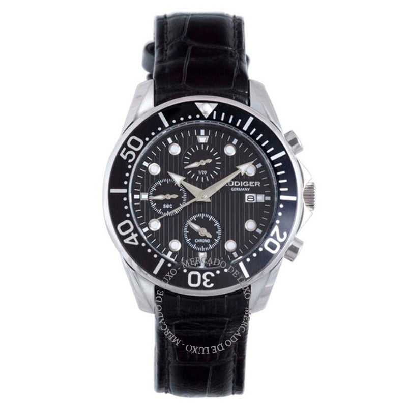 Relógio Cronógrafo Chemnitz Mostrador Preto 42 mm - Mercado de Luxo - O Maior E-Commerce de Bens, Produtos e Serviços de Luxo do Brasil.