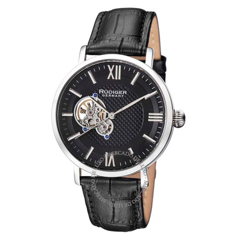 Relógio Mostrador Preto Stuttgart 40 mm - Mercado de Luxo - O Maior E-Commerce de Bens, Produtos e Serviços de Luxo do Brasil.