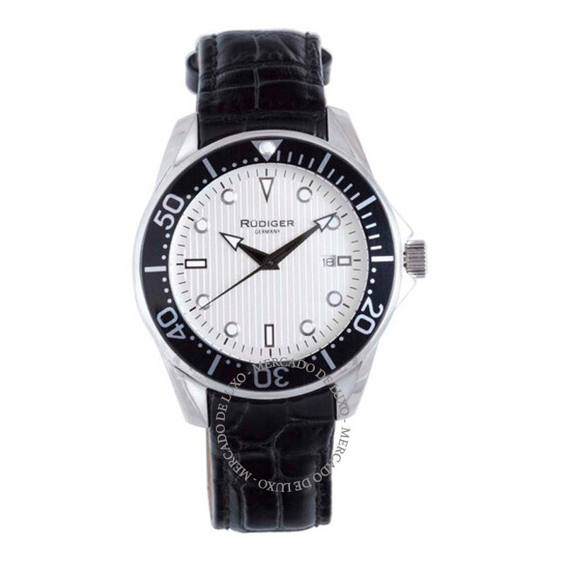 Relógio Mostrador branco Chemnitz 42 mm - Mercado de Luxo - O Maior E-Commerce de Bens, Produtos e Serviços de Luxo do Brasil.