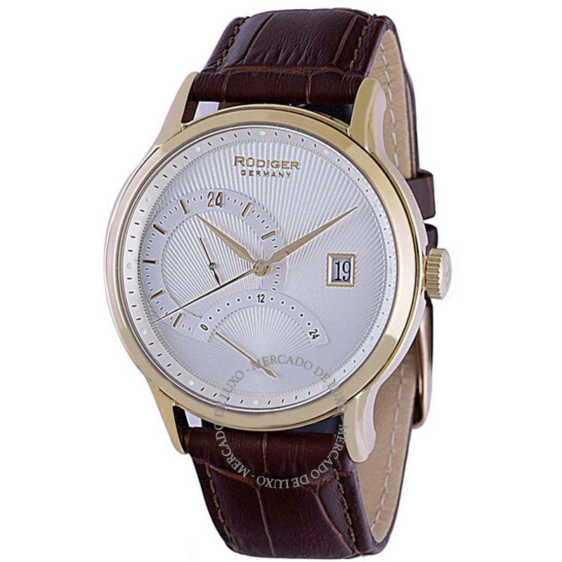 Relógio Mostrador prateado de Aachen 42 mm - Mercado de Luxo - O Maior E-Commerce de Bens, Produtos e Serviços de Luxo do Brasil.