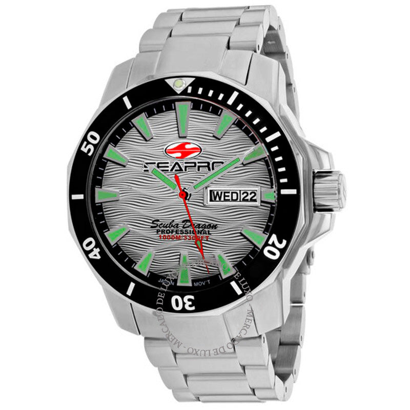Relógio Scuba Dragon Diver Edição Limitada 1000 Metros Quartzo Mostrador Prata  - Mercado de Luxo - O Maior E-Commerce de Bens, Produtos e Serviços de Luxo do Brasil.
