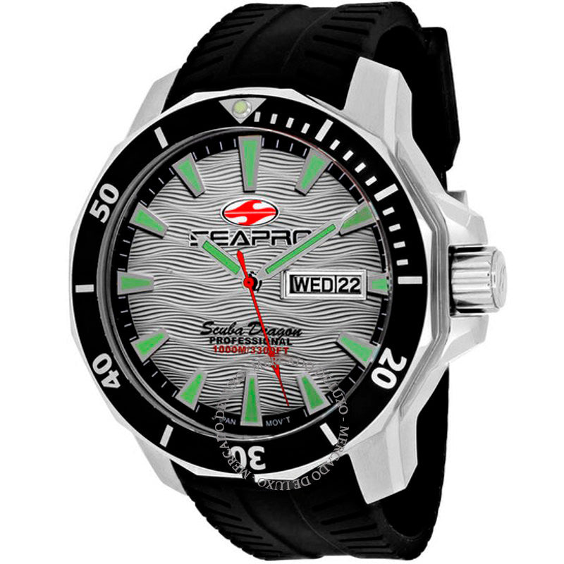 Relógio Scuba Dragon Diver Edição Limitada 1000 Metros Quartzo Mostrador Prata 48 mm - Mercado de Luxo - O Maior E-Commerce de Bens, Produtos e Serviços de Luxo do Brasil.