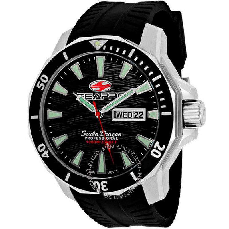 Relógio Scuba Dragon Diver Edição Limitada 1000 Metros Quartzo Mostrador Preto 48 mm - Mercado de Luxo - O Maior E-Commerce de Bens, Produtos e Serviços de Luxo do Brasil.
