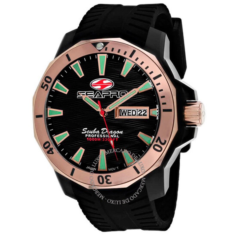 Relógio Scuba Dragon Diver Edição Limitada 1000 Metros Quartzo Mostrador Preto 48 mm - Mercado de Luxo - O Maior E-Commerce de Bens, Produtos e Serviços de Luxo do Brasil.