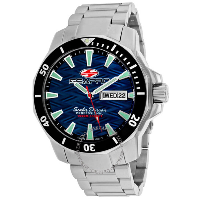 Relógio Scuba Dragon Diver Edição Limitada 1000 Metros Quartzo Mostrador Azul 48 mm - Mercado de Luxo - O Maior E-Commerce de Bens, Produtos e Serviços de Luxo do Brasil.
