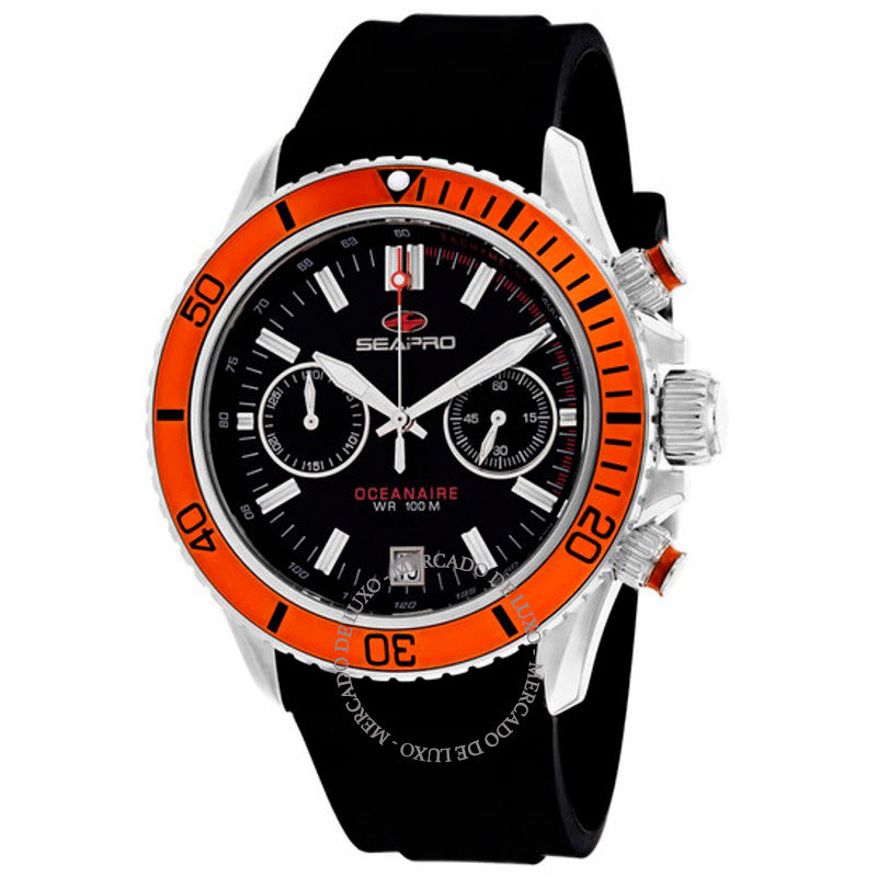 Relógio Thrash Chronograph Quartz Mostrador Preto  - Mercado de Luxo - O Maior E-Commerce de Bens, Produtos e Serviços de Luxo do Brasil.