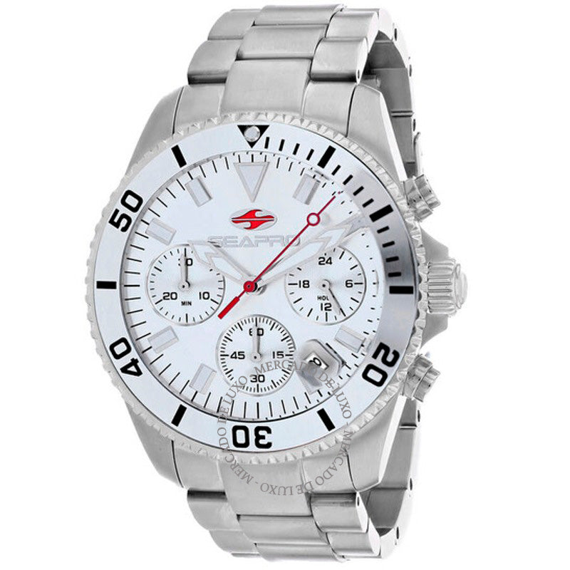 Relógio Scuba 200 Chrono Mostrador prateado 43 mm - Mercado de Luxo - O Maior E-Commerce de Bens, Produtos e Serviços de Luxo do Brasil.