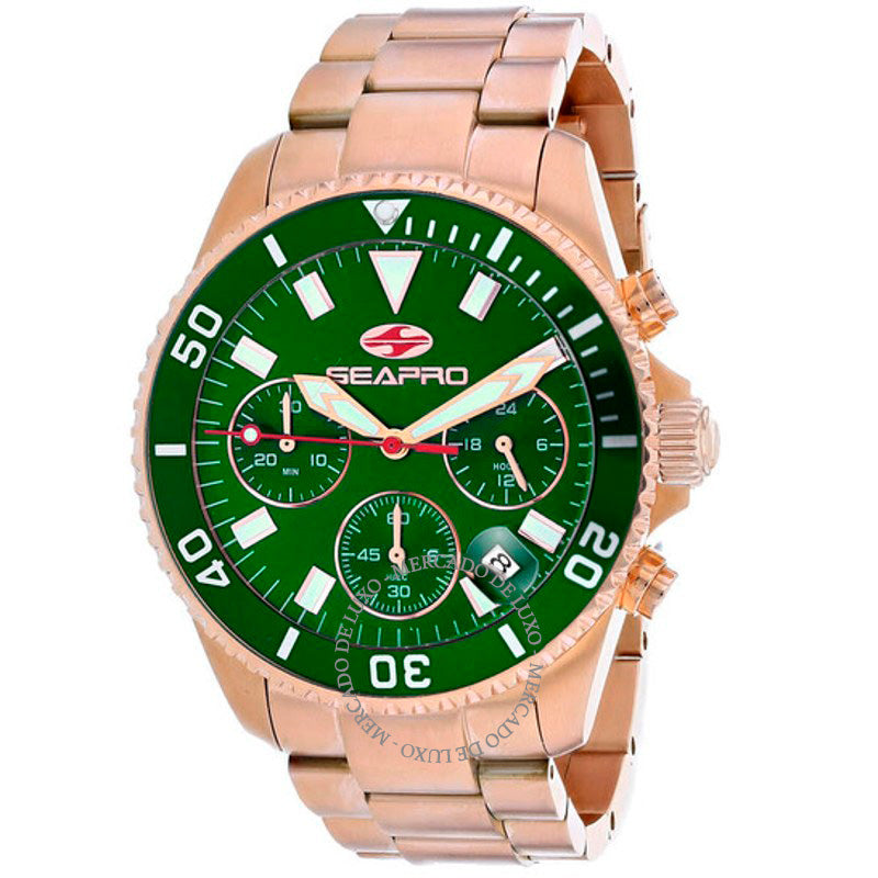Relógio Scuba 200 Chrono Mostrador Verde  - Mercado de Luxo - O Maior E-Commerce de Bens, Produtos e Serviços de Luxo do Brasil.