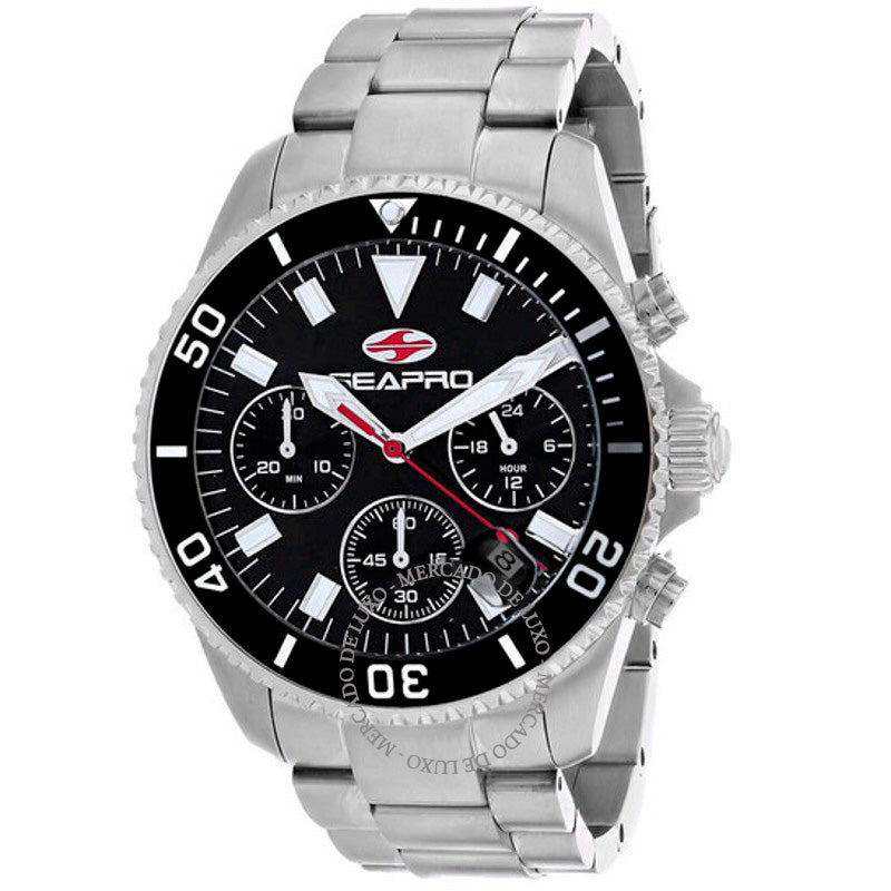 Relógio Scuba 200 Chrono Mostrador Preto 43 mm - Mercado de Luxo - O Maior E-Commerce de Bens, Produtos e Serviços de Luxo do Brasil.