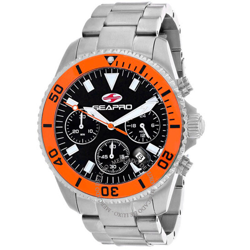 Relógio Scuba 200 Chrono Mostrador Preto 43 mm - Mercado de Luxo - O Maior E-Commerce de Bens, Produtos e Serviços de Luxo do Brasil.