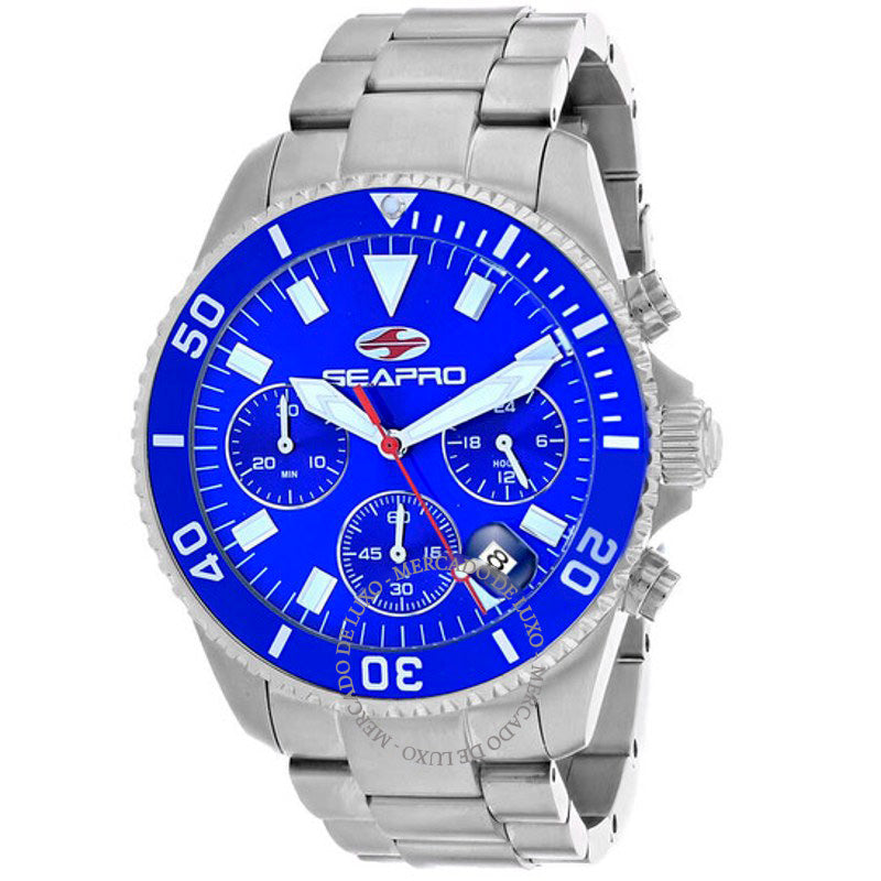 Relógio Scuba 200 Chrono Mostrador Azul 43 mm - Mercado de Luxo - O Maior E-Commerce de Bens, Produtos e Serviços de Luxo do Brasil.