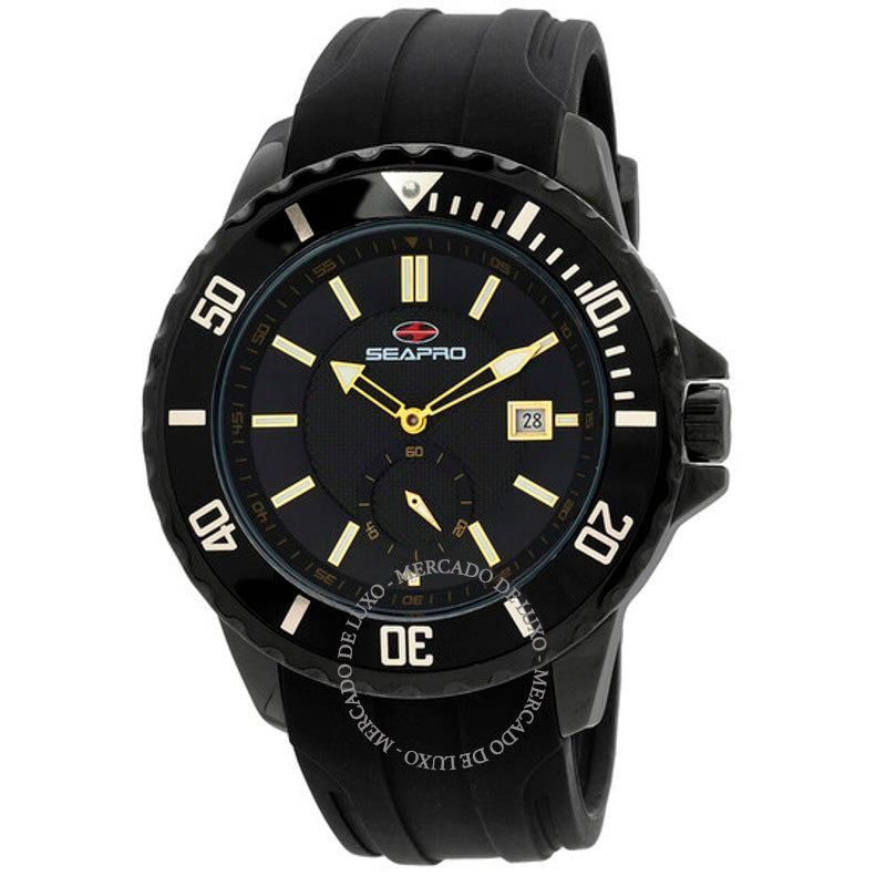 Relógio Mostrador preto forçado 48 mm - Mercado de Luxo - O Maior E-Commerce de Bens, Produtos e Serviços de Luxo do Brasil.