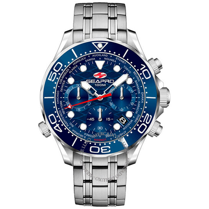 Relógio MonDial 44 mm - Mercado de Luxo - O Maior E-Commerce de Bens, Produtos e Serviços de Luxo do Brasil.