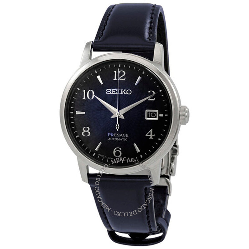 Relógio Presage Cocktail Time Automático Mostrador Azul 38 mm - Mercado de Luxo - O Maior E-Commerce de Bens, Produtos e Serviços de Luxo do Brasil.