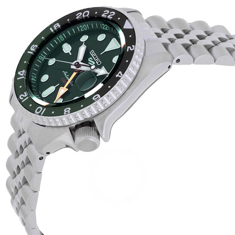 Relógio 5 Sports SKX GMT Automático Mostrador Verde 42 mm - Mercado de Luxo - O Maior E-Commerce de Bens, Produtos e Serviços de Luxo do Brasil.