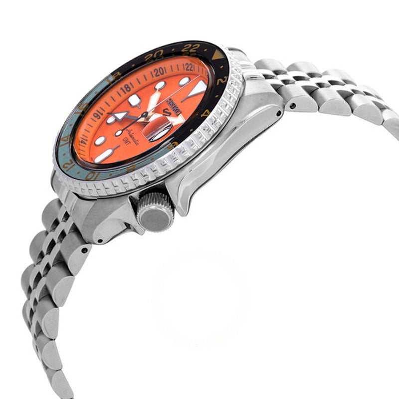 Relógio 5 Sports GMT Automático Mostrador Laranja  - Mercado de Luxo - O Maior E-Commerce de Bens, Produtos e Serviços de Luxo do Brasil.