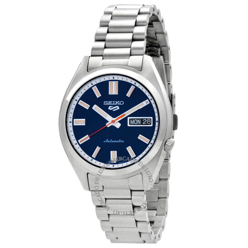 Relógio 5 Sports SNXS Automático Mostrador Azul Marinho  - Mercado de Luxo - O Maior E-Commerce de Bens, Produtos e Serviços de Luxo do Brasil.
