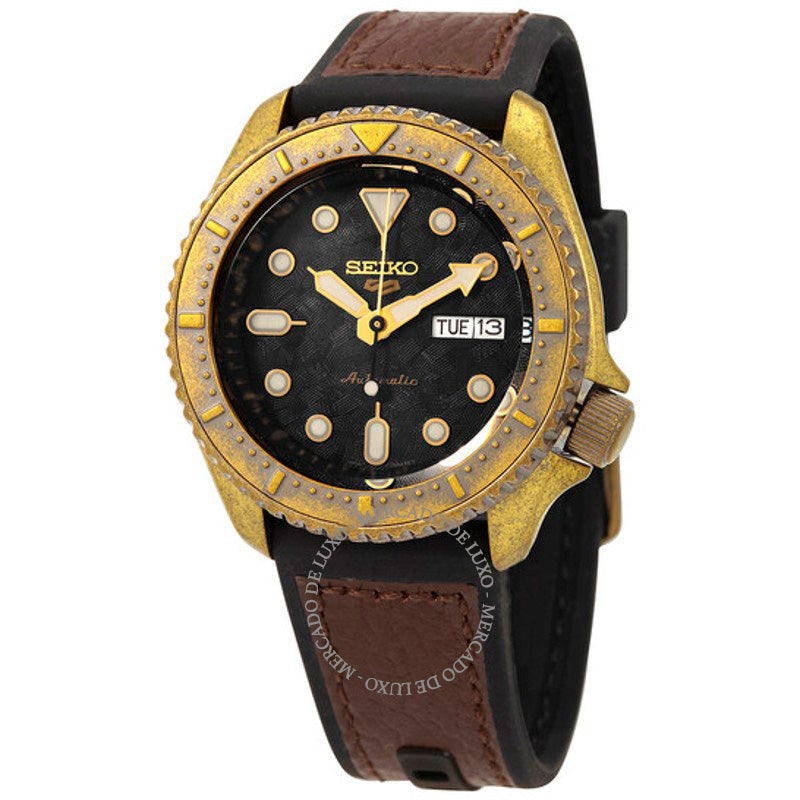 Relógio 5 Esportes Automático Mostrador Preto 42 mm - Mercado de Luxo - O Maior E-Commerce de Bens, Produtos e Serviços de Luxo do Brasil.