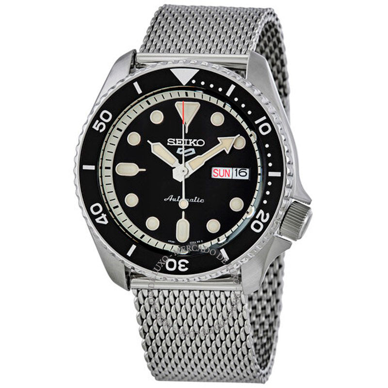 Relógio 5 esportes Automático Mostrador Preto 42 mm - Mercado de Luxo - O Maior E-Commerce de Bens, Produtos e Serviços de Luxo do Brasil.