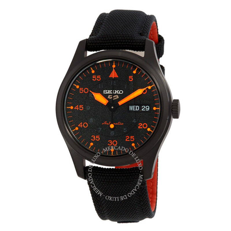 Relógio 5 Esportes Automático Mostrador Preto 39 mm - Mercado de Luxo - O Maior E-Commerce de Bens, Produtos e Serviços de Luxo do Brasil.