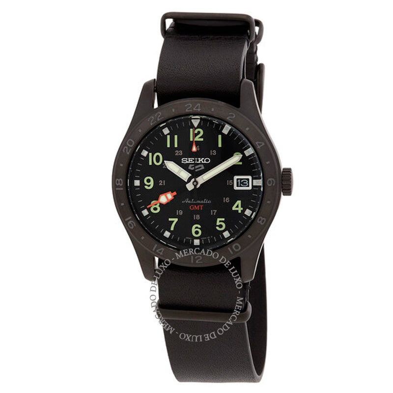 Relógio 5 Esportes Automático Mostrador Preto 39 mm - Mercado de Luxo - O Maior E-Commerce de Bens, Produtos e Serviços de Luxo do Brasil.