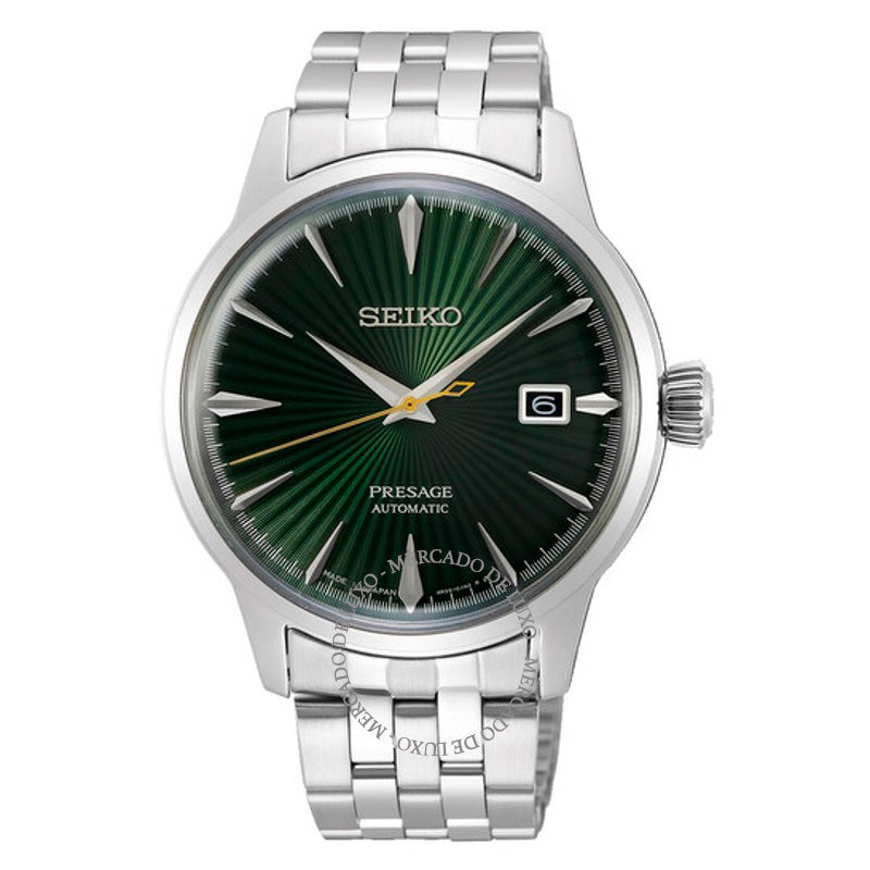 Relógio Presage Mostrador Verde Automático 40 mm - Mercado de Luxo - O Maior E-Commerce de Bens, Produtos e Serviços de Luxo do Brasil.