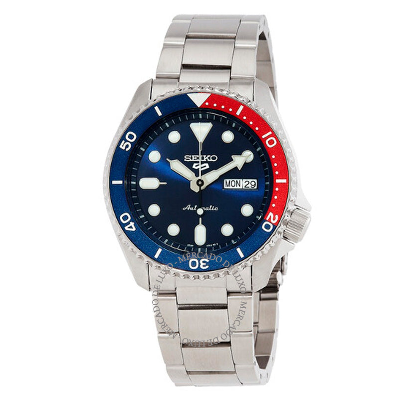 Relógio 5 Esportes Automático Mostrador Azul 42 mm - Mercado de Luxo - O Maior E-Commerce de Bens, Produtos e Serviços de Luxo do Brasil.