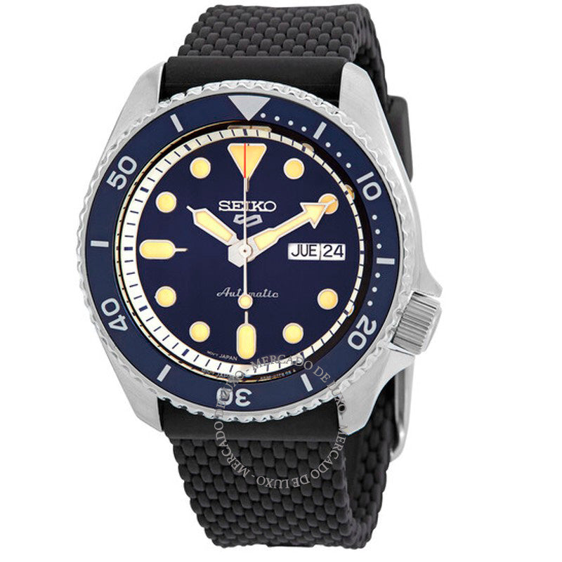 Relógio 5 Esportes Automático Mostrador Azul 42 mm - Mercado de Luxo - O Maior E-Commerce de Bens, Produtos e Serviços de Luxo do Brasil.