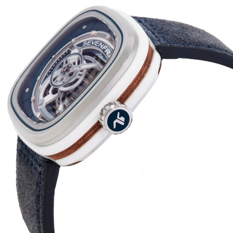 Relógio Seven Friday PS Series Automático Mostrador Azul 47 mm - Mercado de Luxo - O Maior E-Commerce de Bens, Produtos e Serviços de Luxo do Brasil.