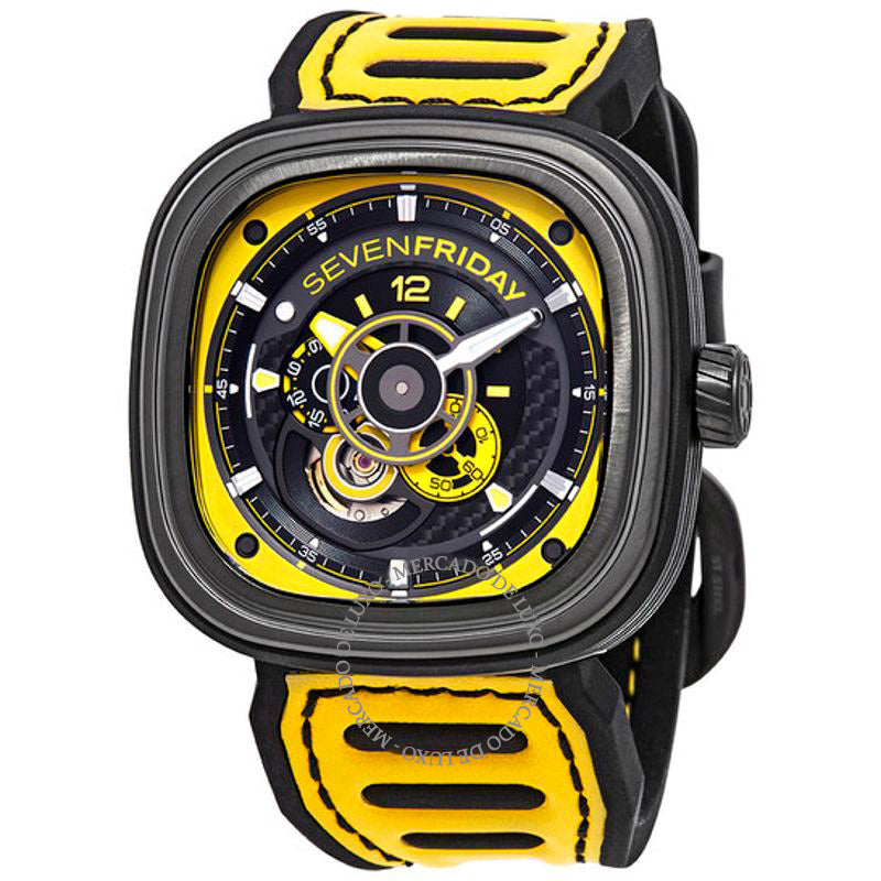 Relógio Racing Team Automático Mostrador Esqueleto Amarelo 47 mm - Mercado de Luxo - O Maior E-Commerce de Bens, Produtos e Serviços de Luxo do Brasil.