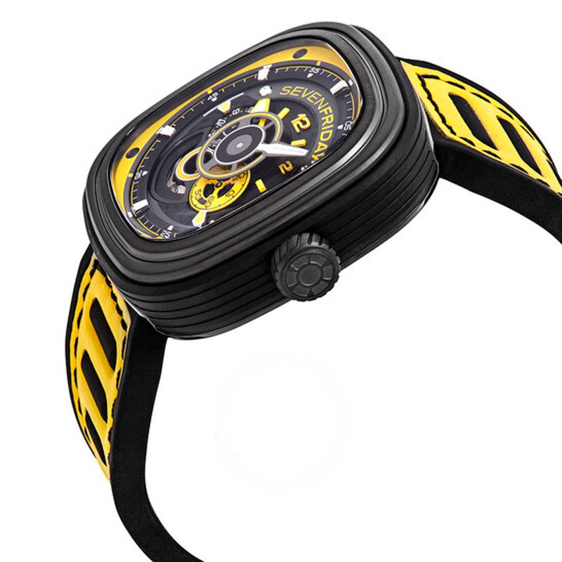 Relógio Racing Team Automático Mostrador Esqueleto Amarelo 47 mm - Mercado de Luxo - O Maior E-Commerce de Bens, Produtos e Serviços de Luxo do Brasil.