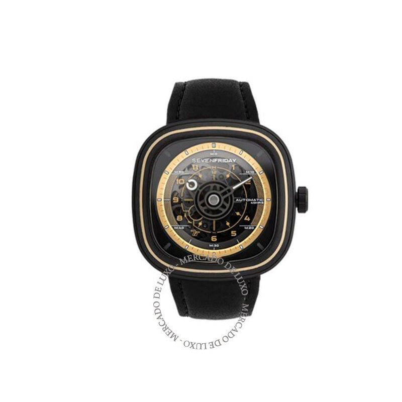 Relógio Série T Automático Mostrador Preto 45 mm - Mercado de Luxo - O Maior E-Commerce de Bens, Produtos e Serviços de Luxo do Brasil.