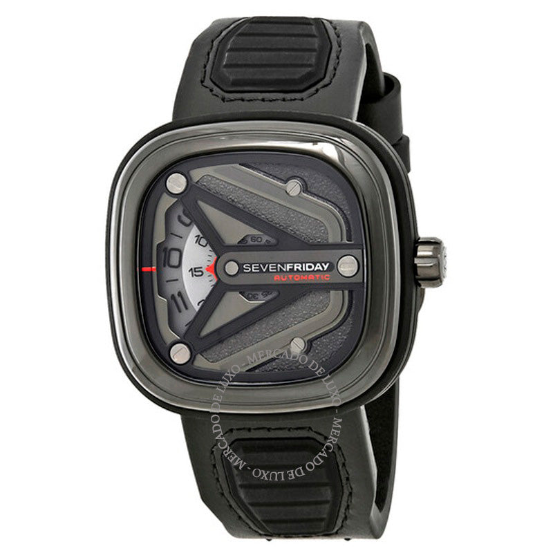 Relógio Mostrador cinza automático da série M 47 mm - Mercado de Luxo - O Maior E-Commerce de Bens, Produtos e Serviços de Luxo do Brasil.