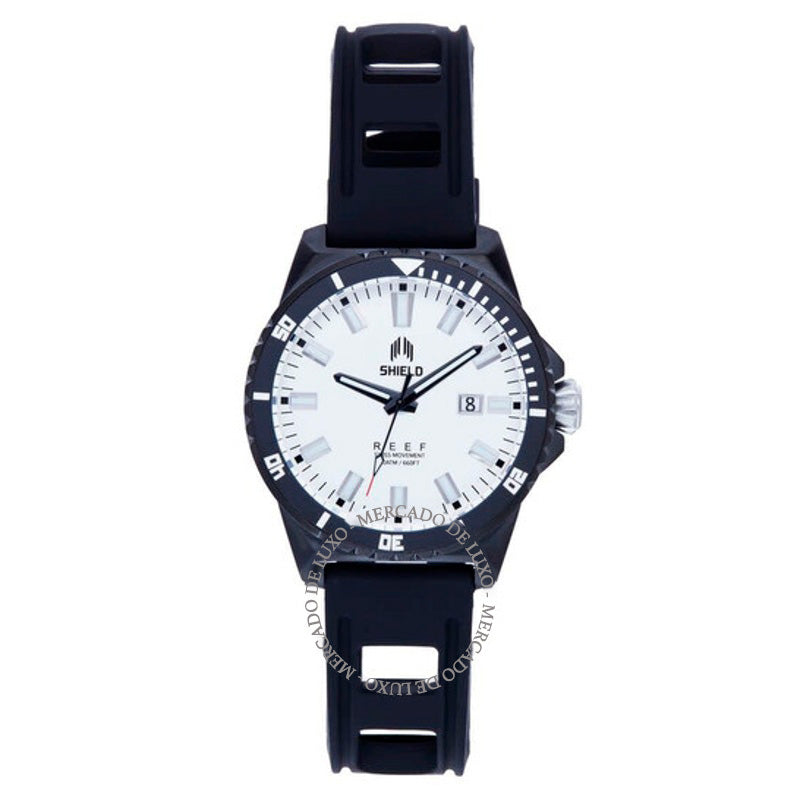 Relógio Mostrador branco Reef 49 mm - Mercado de Luxo - O Maior E-Commerce de Bens, Produtos e Serviços de Luxo do Brasil.