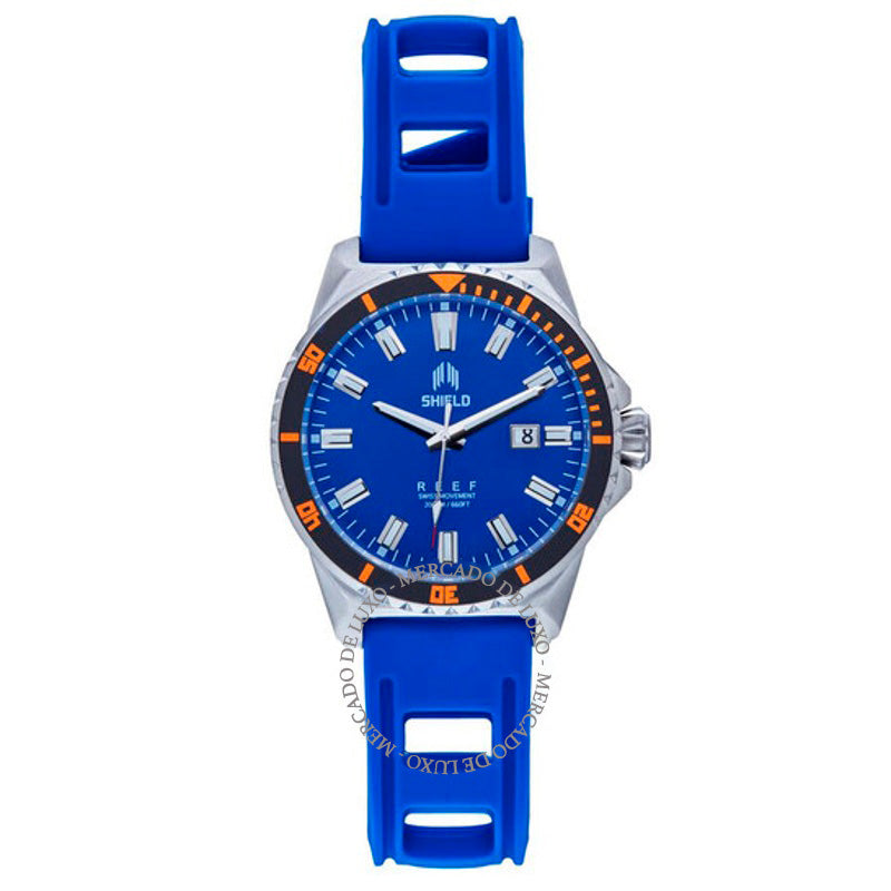 Relógio Mostrador Azul Reef 49 mm - Mercado de Luxo - O Maior E-Commerce de Bens, Produtos e Serviços de Luxo do Brasil.