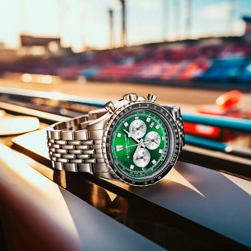 Relógio Cronógrafo Monaco Quartzo Mostrador Verde 44 mm - Mercado de Luxo - O Maior E-Commerce de Bens, Produtos e Serviços de Luxo do Brasil.