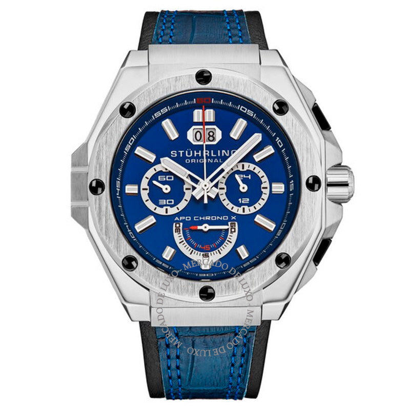 Relógio Cronógrafo Monaco Quartzo Mostrador Azul 44 mm - Mercado de Luxo - O Maior E-Commerce de Bens, Produtos e Serviços de Luxo do Brasil.