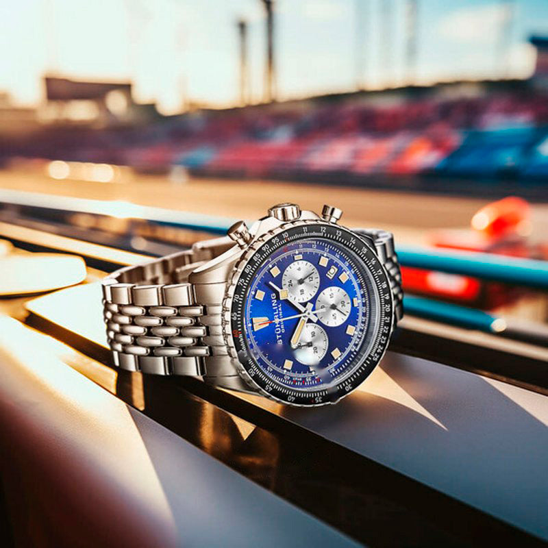 Relógio Cronógrafo Monaco Quartzo Mostrador Azul 44 mm - Mercado de Luxo - O Maior E-Commerce de Bens, Produtos e Serviços de Luxo do Brasil.