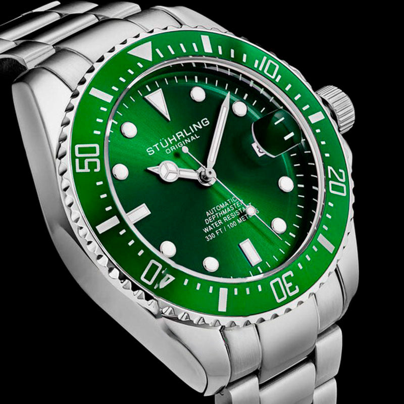 Relógio Aquadiver Automático Mostrador Verde 42 mm - Mercado de Luxo - O Maior E-Commerce de Bens, Produtos e Serviços de Luxo do Brasil.