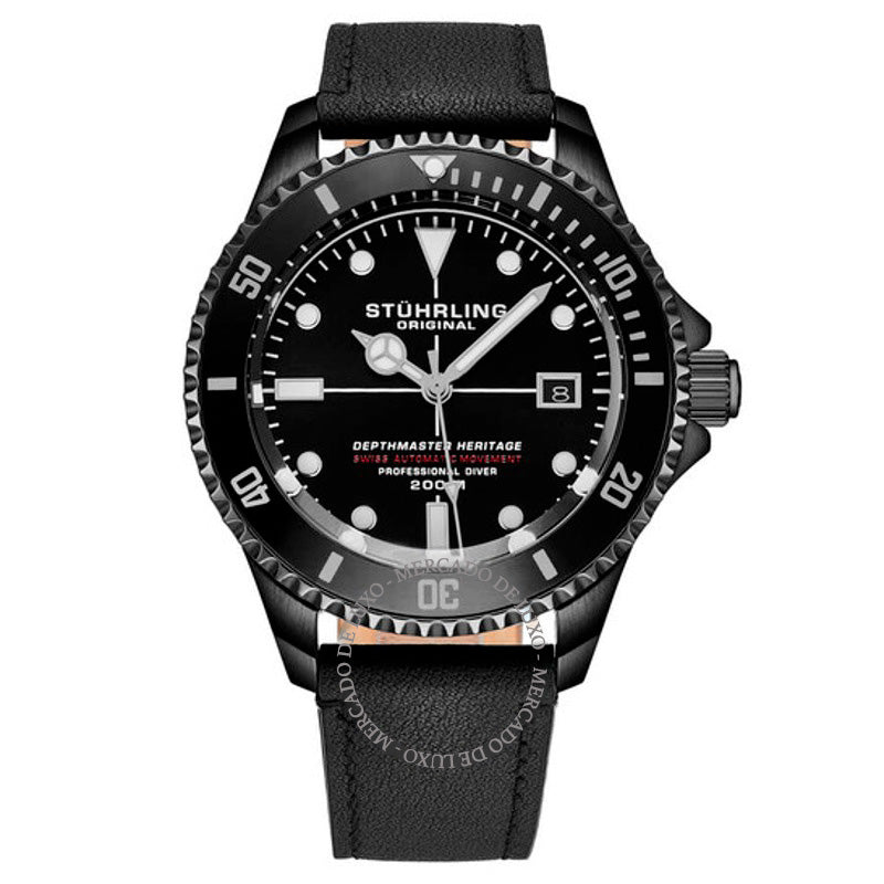 Relógio Aquadiver Automático Mostrador Preto  - Mercado de Luxo - O Maior E-Commerce de Bens, Produtos e Serviços de Luxo do Brasil.