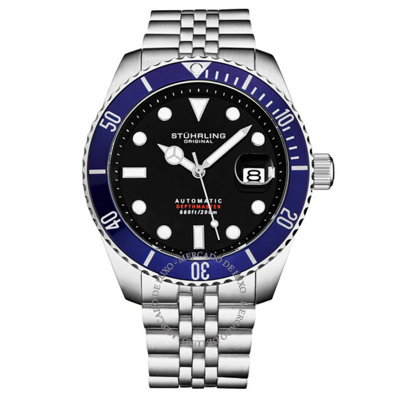 Relógio Aquadiver Automático Mostrador Preto 50 mm - Mercado de Luxo - O Maior E-Commerce de Bens, Produtos e Serviços de Luxo do Brasil.