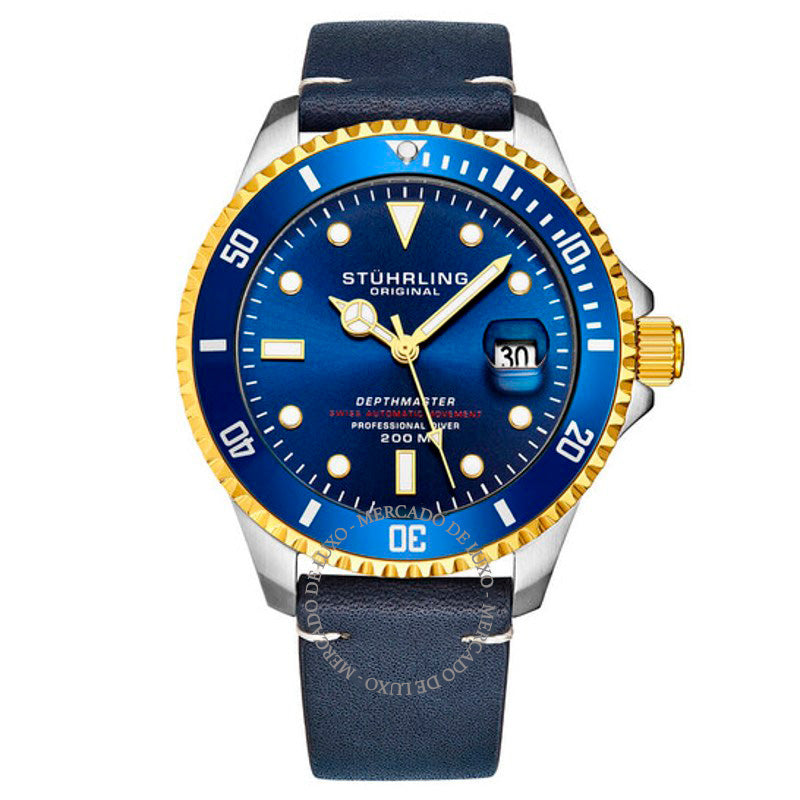 Relógio Aquadiver Automático Mostrador Azul  - Mercado de Luxo - O Maior E-Commerce de Bens, Produtos e Serviços de Luxo do Brasil.