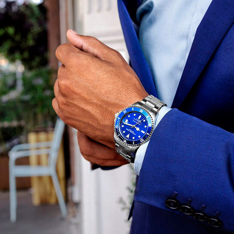 Relógio Aquadiver Automático Mostrador Azul 42 mm - Mercado de Luxo - O Maior E-Commerce de Bens, Produtos e Serviços de Luxo do Brasil.