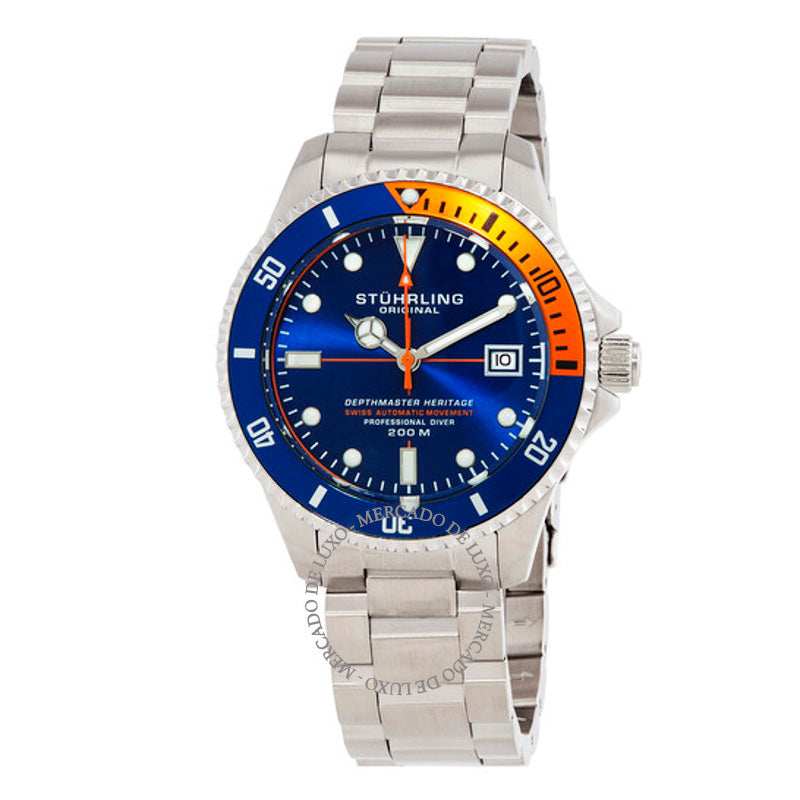 Relógio Aquadiver Automático Mostrador Azul 42 mm - Mercado de Luxo - O Maior E-Commerce de Bens, Produtos e Serviços de Luxo do Brasil.