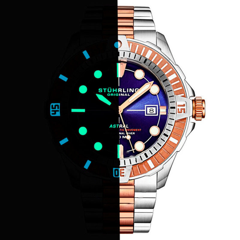Relógio Aquadiver Automático Mostrador Azul  - Mercado de Luxo - O Maior E-Commerce de Bens, Produtos e Serviços de Luxo do Brasil.