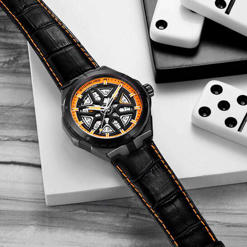Relógio Mostrador laranja automático Legacy 44 mm - Mercado de Luxo - O Maior E-Commerce de Bens, Produtos e Serviços de Luxo do Brasil.