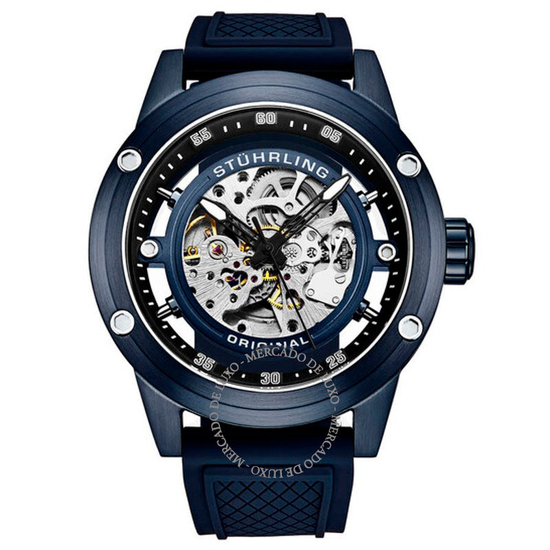 Relógio Mostrador Azul Automático Legacy 50 mm - Mercado de Luxo - O Maior E-Commerce de Bens, Produtos e Serviços de Luxo do Brasil.